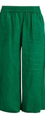 Green pants on a white background