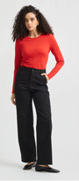poppy crew merino Tee front image