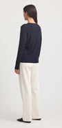crew merino Tee back image