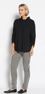 Pacino 3/4 Cuff Tunic by Philosophy in Pacino - front viewEquation Bengaline Blazer by Philosophy in Signature print - front view