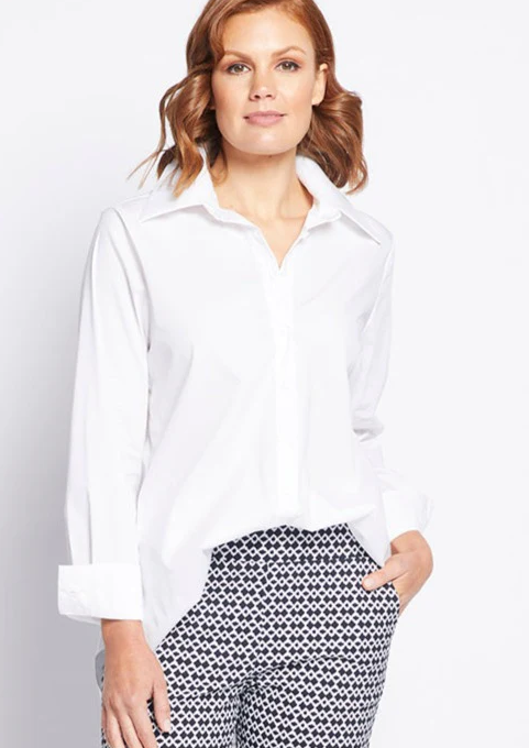 Classic LS White Shirt by Philosophy