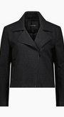Nova Jacket by VERGE in Charcoal - front view