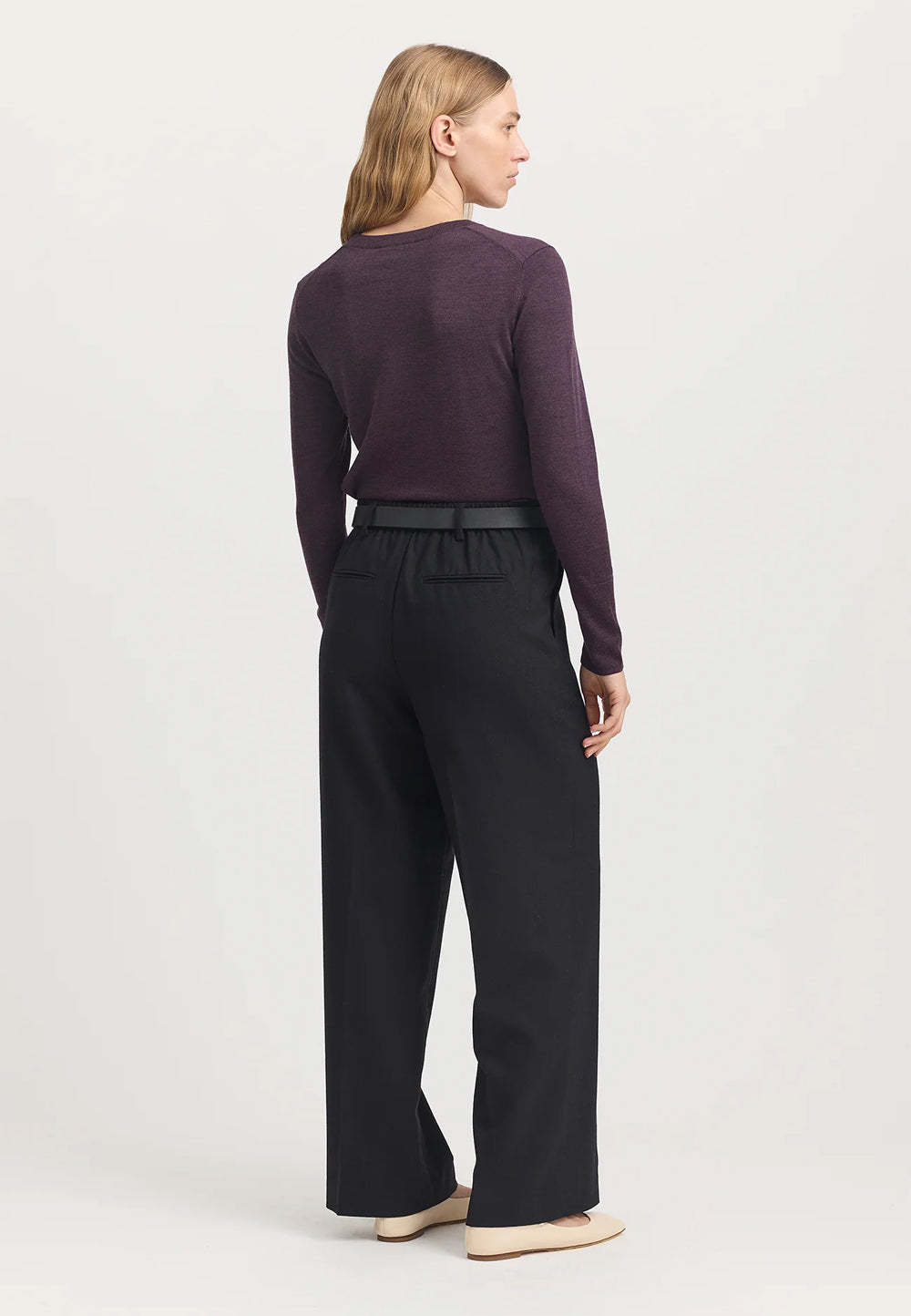 Sumak crew merino Tee back image