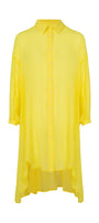 Yellow shirt on a white background