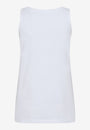 White Tank top  Front View