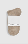 Beige Rib socks 97% Australian Merino Lambswool 3% Nylon