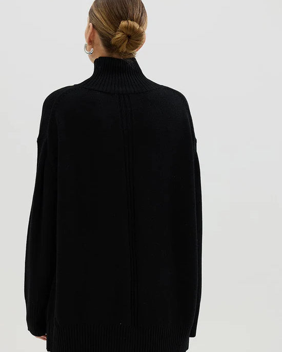 Relax Fit Rolled Neck Jumper