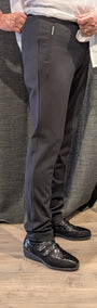 Black pants and black shoes