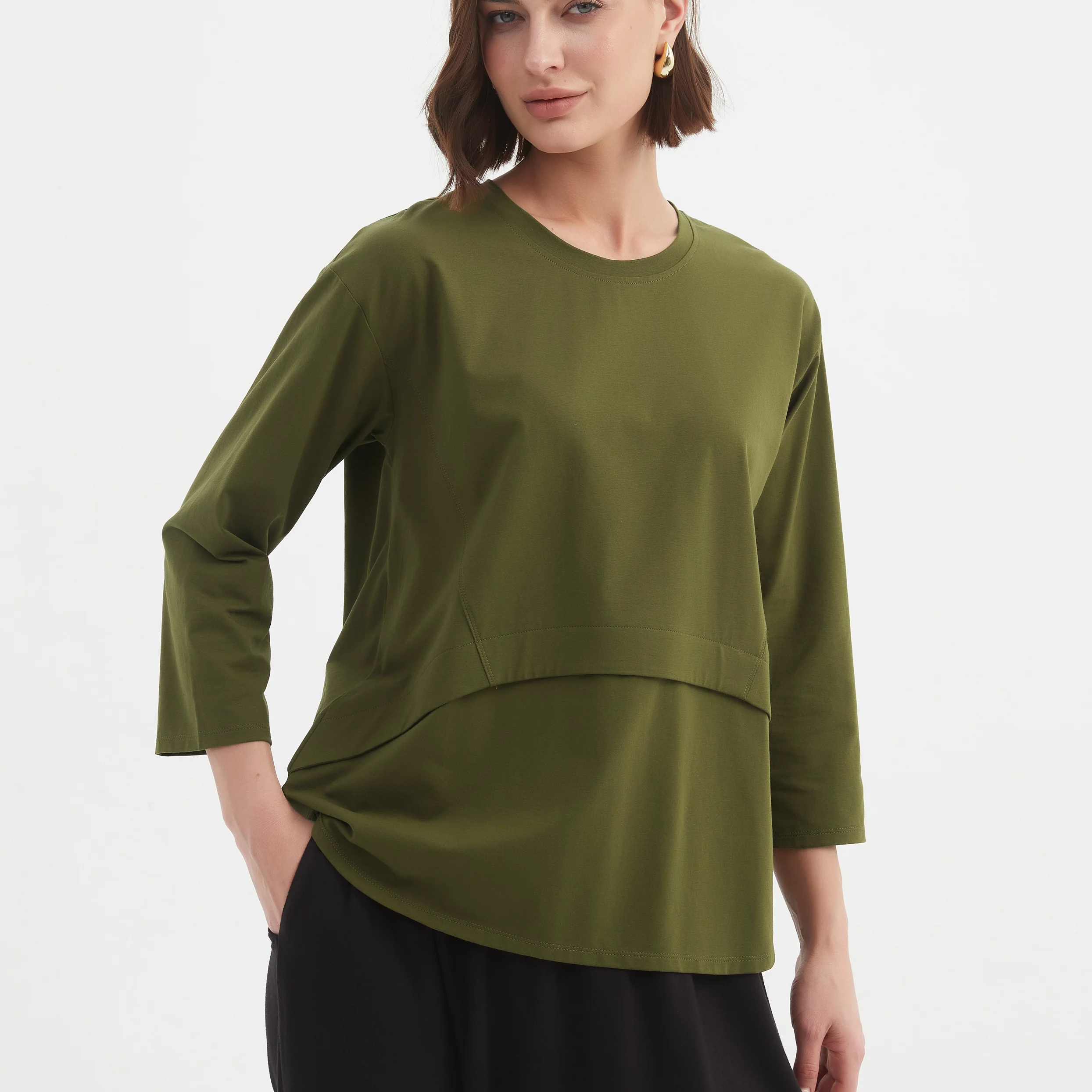 Curved Seam Top
