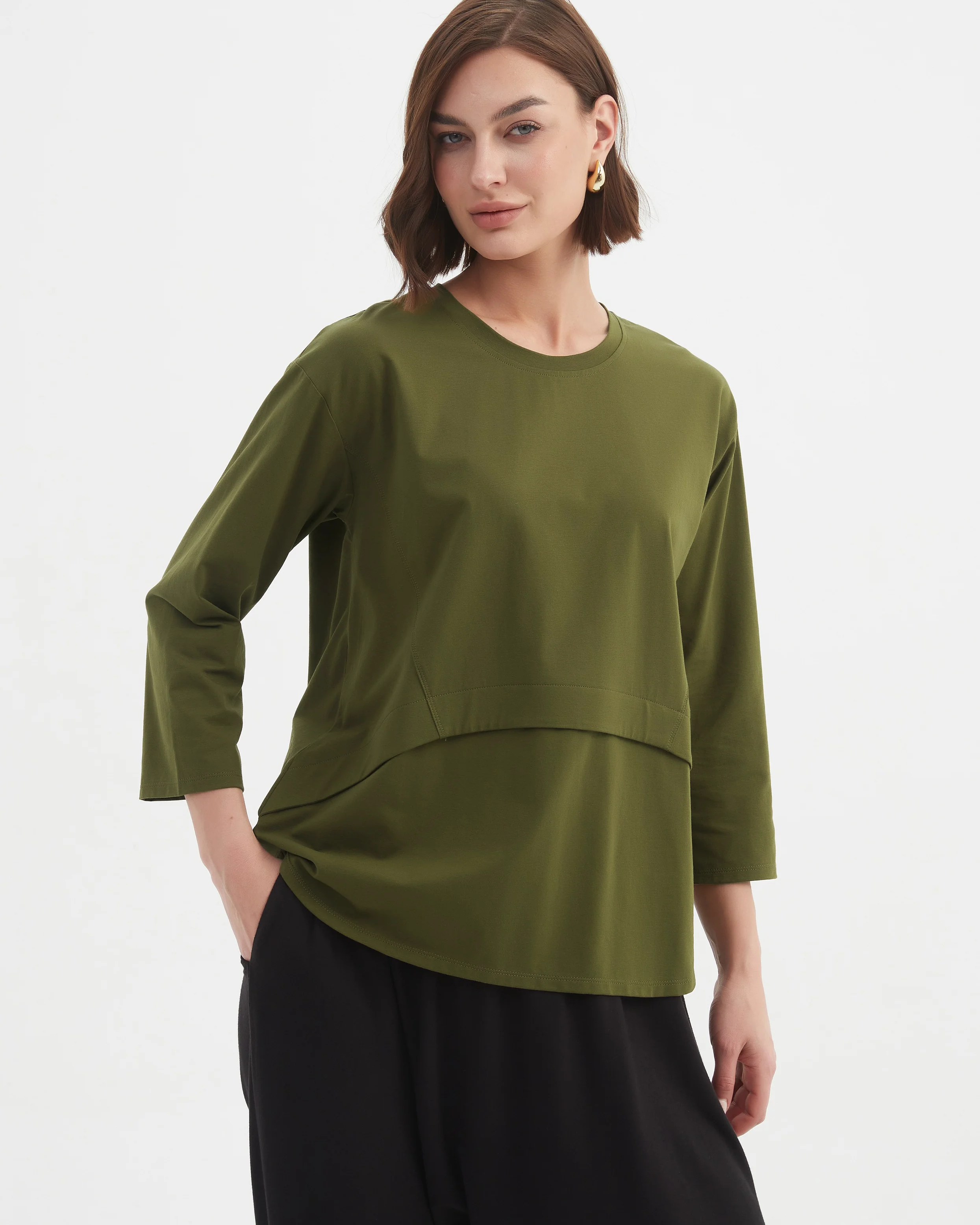 Curved Seam Top
