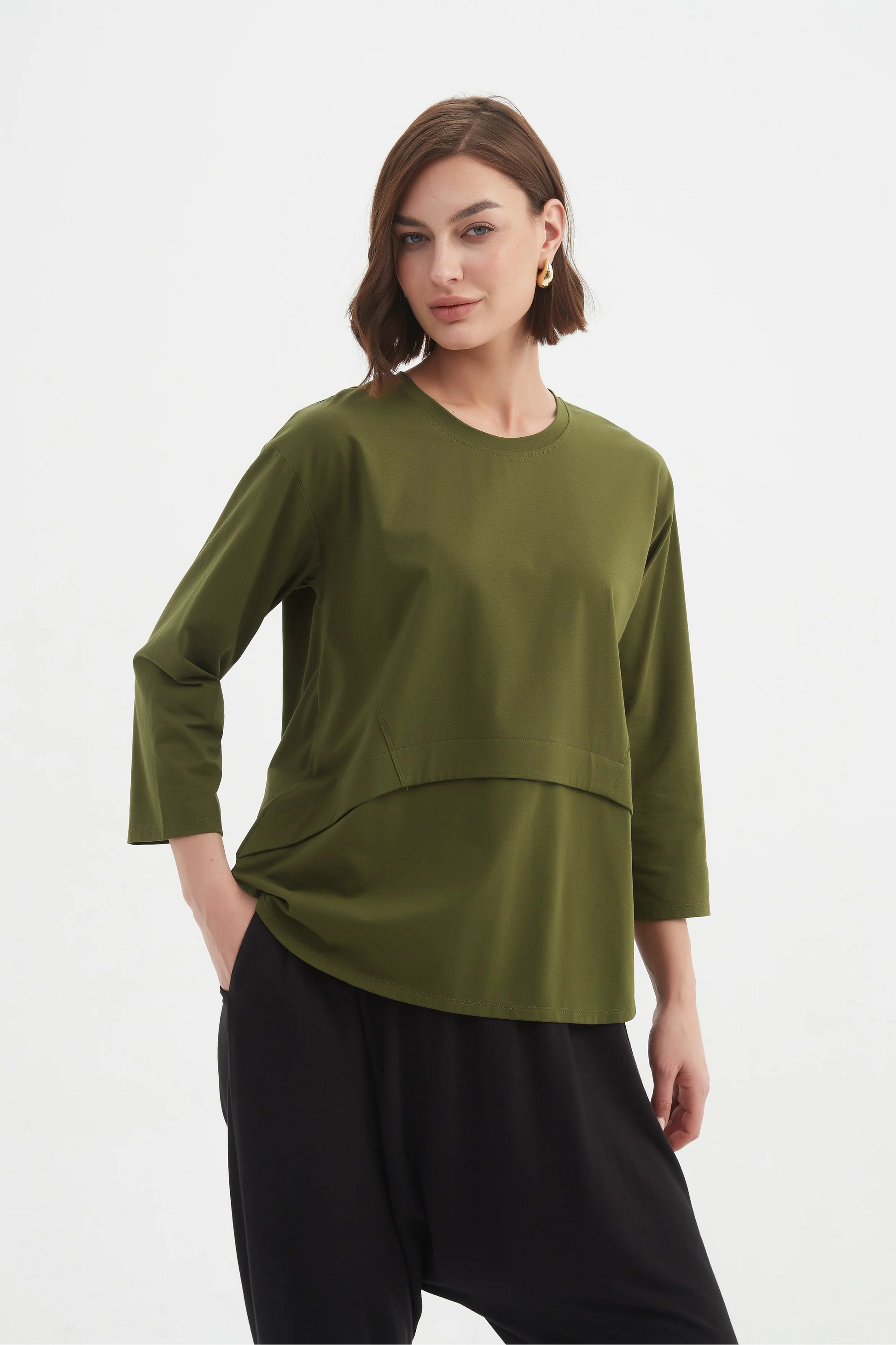 Curved Seam Top