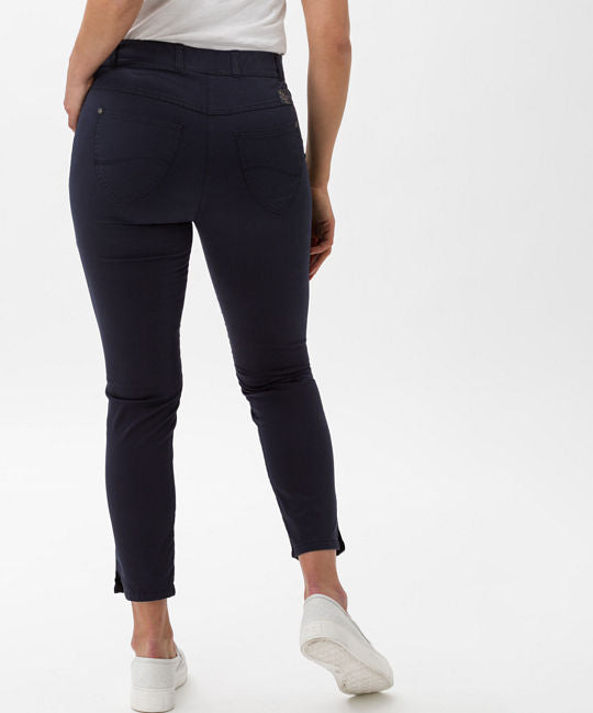 Back View Navy Pant Cropped